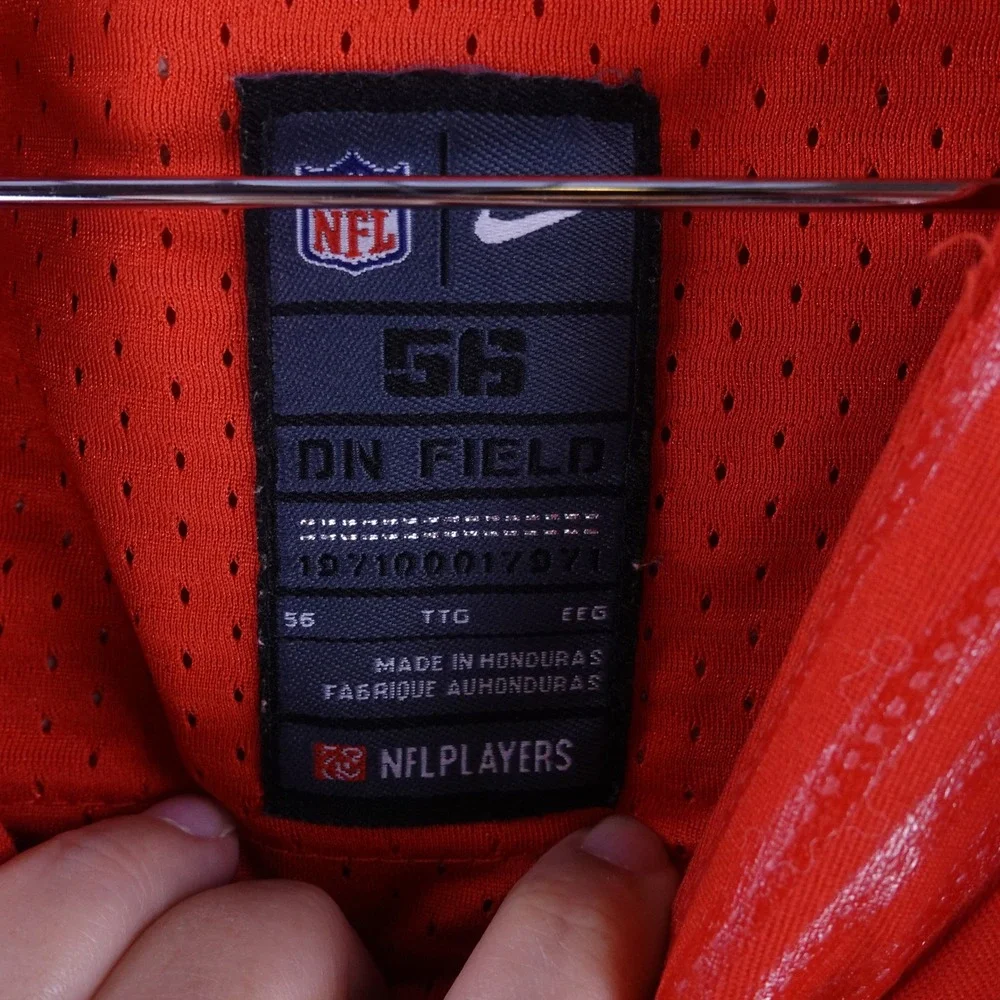 Nike Men 56 San Francisco 49ers Justin Smith 99 On Field Jersey Red NFL Football